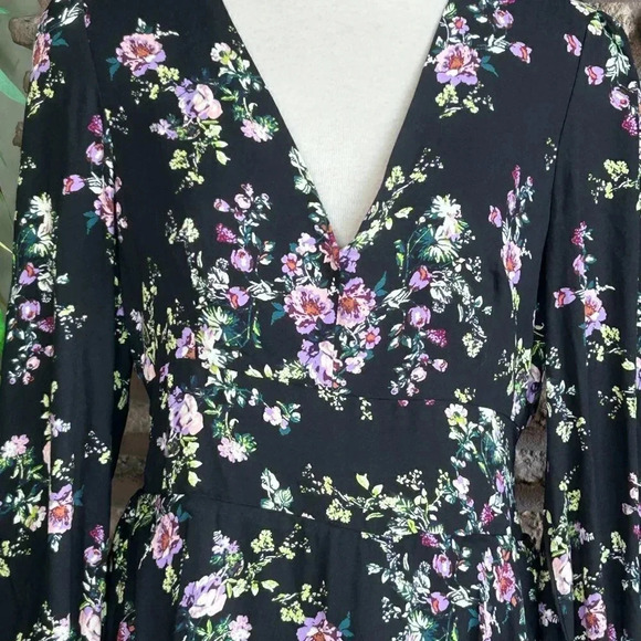 Fourteenth Place Nordstrom Floral Hi Lo Maxi Dress Size Medium - Picture 9 of 10